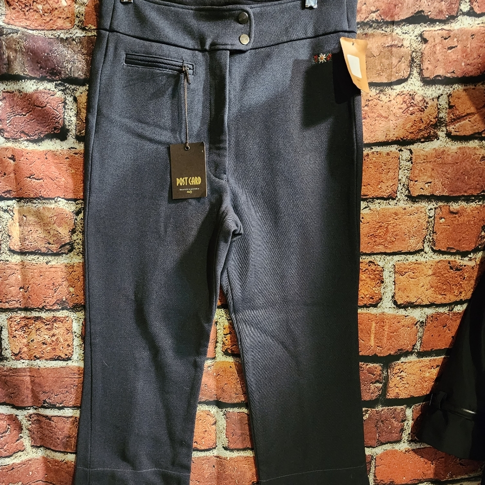 Vintage PostCard Ski/Snow Pants